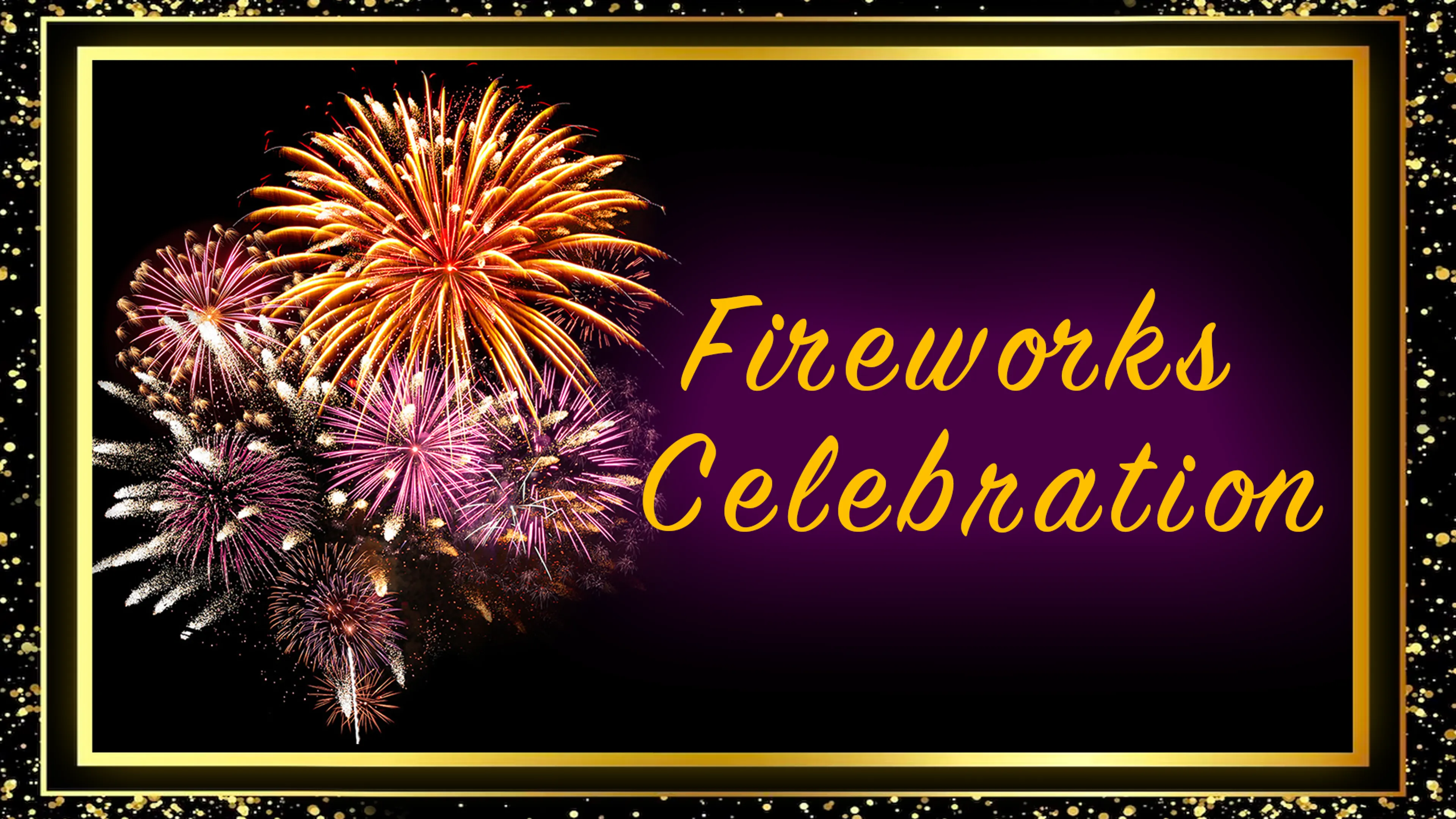 Fireworks Celebration poster